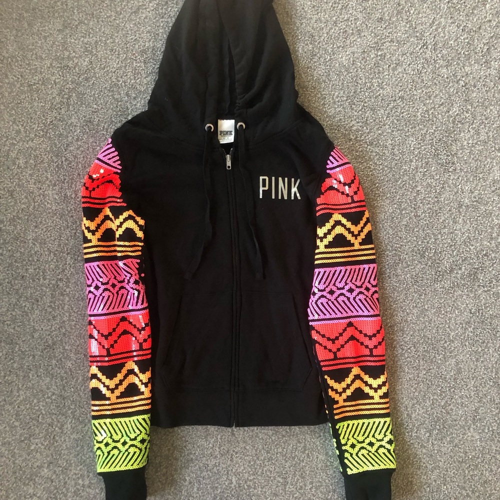 ❤️ PRICE DROP ❤️ PINK Neon Aztec Hoodie